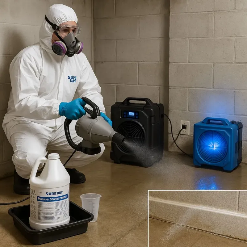Sanitization and Odor Removal process in Oakwood Hills, IL