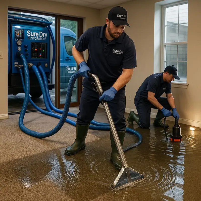 Water Extraction and Removal process in Oakwood Hills, IL